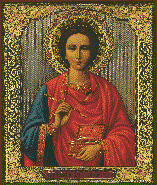 Икона Святого Великомученника и Целителя Пантелеимона